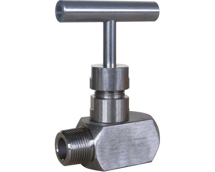 Stainless steel needle valve 488 BSP male/female 1/4''